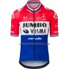 Maglia 2022 Jumbo-Visma Campione Olandese Manica Corta Maglia 2022 Jumbo-Visma Campione Olandese Manica Corta